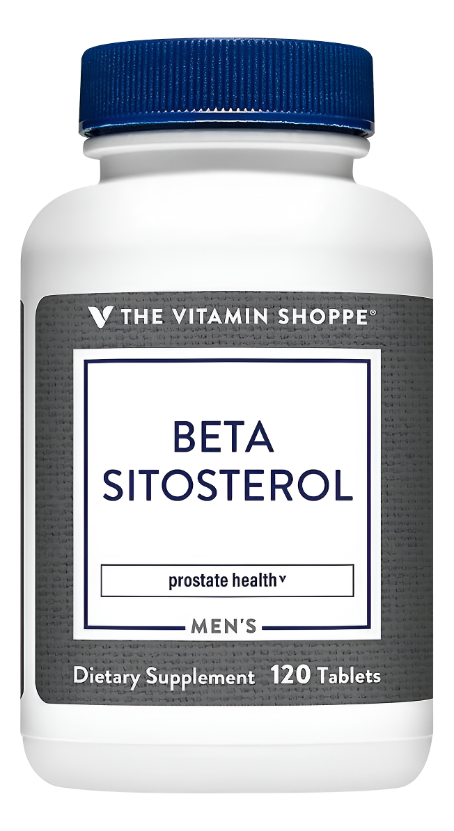The Vitamin Shoppe Beta Sitosterol 300mg, Salud De La Próstata, Apoya La Salud Urinaria Para Hombres (120 Tabletas)