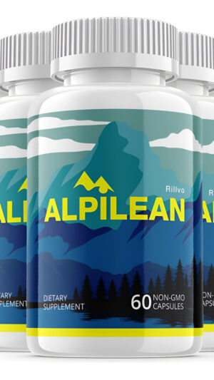Rillvo Alpilean Advanced Formula, Suplemento Para Hombres Y Mujeres, 60 Cápsulas, Paquete De 5