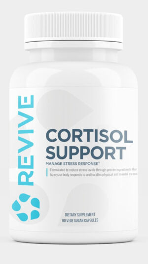 Revive Md Cortisol Manager, 90 Cápsulas Vegetarianas  Suplemento De Cortisol Con Magnesio Y L-teanina Que Apoya La Sal
