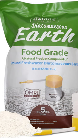 Alimentos De Tierra De Diatomeas Harris 4 Lb En Polvo