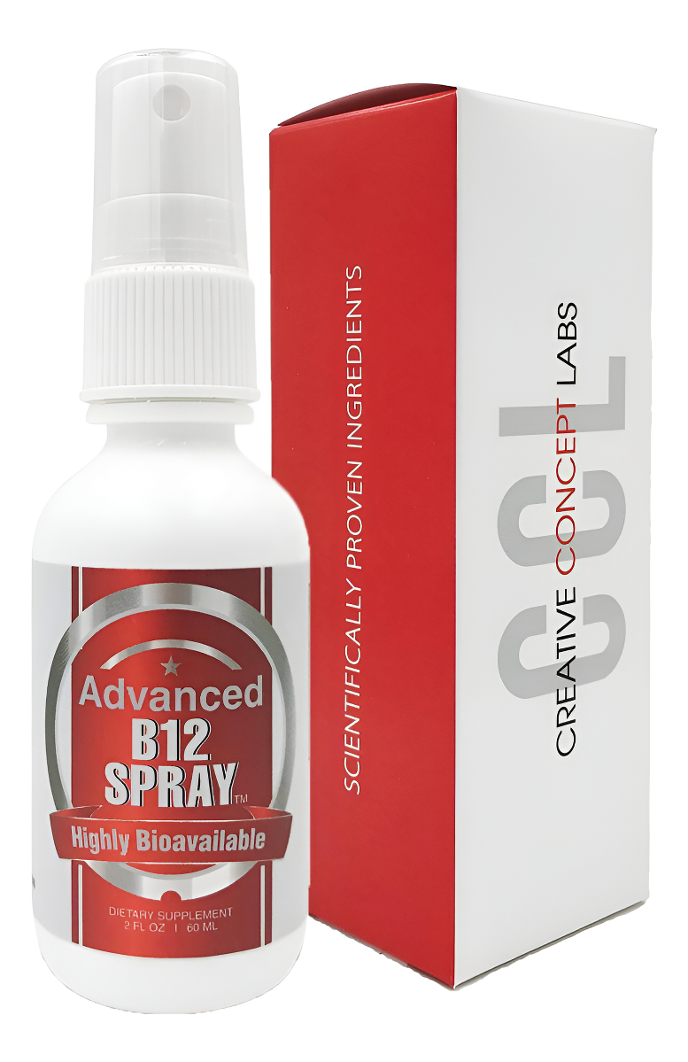 Ccl Supplements Spray Energético De Vitamina B12, Metilcobalamina Con Complejo Líquido Sublingual, 60 Ml