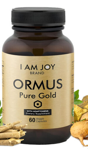 Ormus Gold Cápsulas De Elementos Monoatómicos Con Adaptógenos Maca Y Ashwaganda | Puede Ayudar A Equilibrar El Estado D