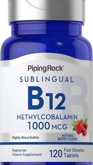 Piping Roca Vitamina B12 Sublingual 1000 Mcg 120 Tabletas Su
