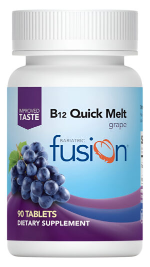 Bariatric Fusion Vitamina B12 Quick Melt | 90 Tabletas De Fácil Disolución | Pacientes Postcirugía Bariátrica |