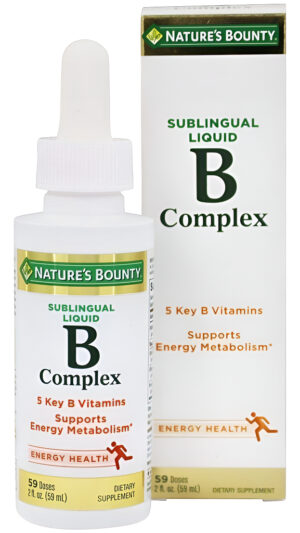 Nature's Bounty Vitamina B Complejo Líquido Sublingual De 2