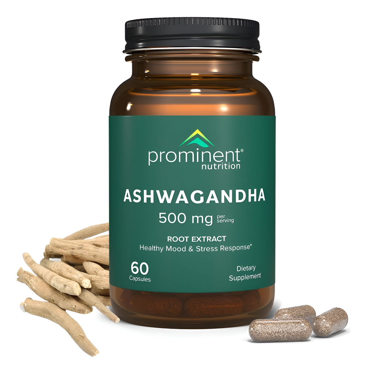 Ashwagandha Estandarizada A 2.5% Withanolides, Extracto Natural De Raíz De Ashwagandha Para Un Estado De Ánimo Saludabl