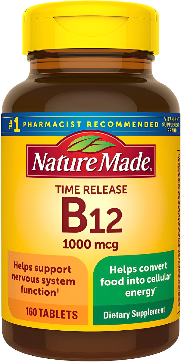 Nature Made Vitamina B12 1000 Mcg. 160 Tabletas De Liberación Prolongada