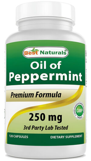 Aceite De Menta 250 Mg .best Naturals- 120 Cápsulas