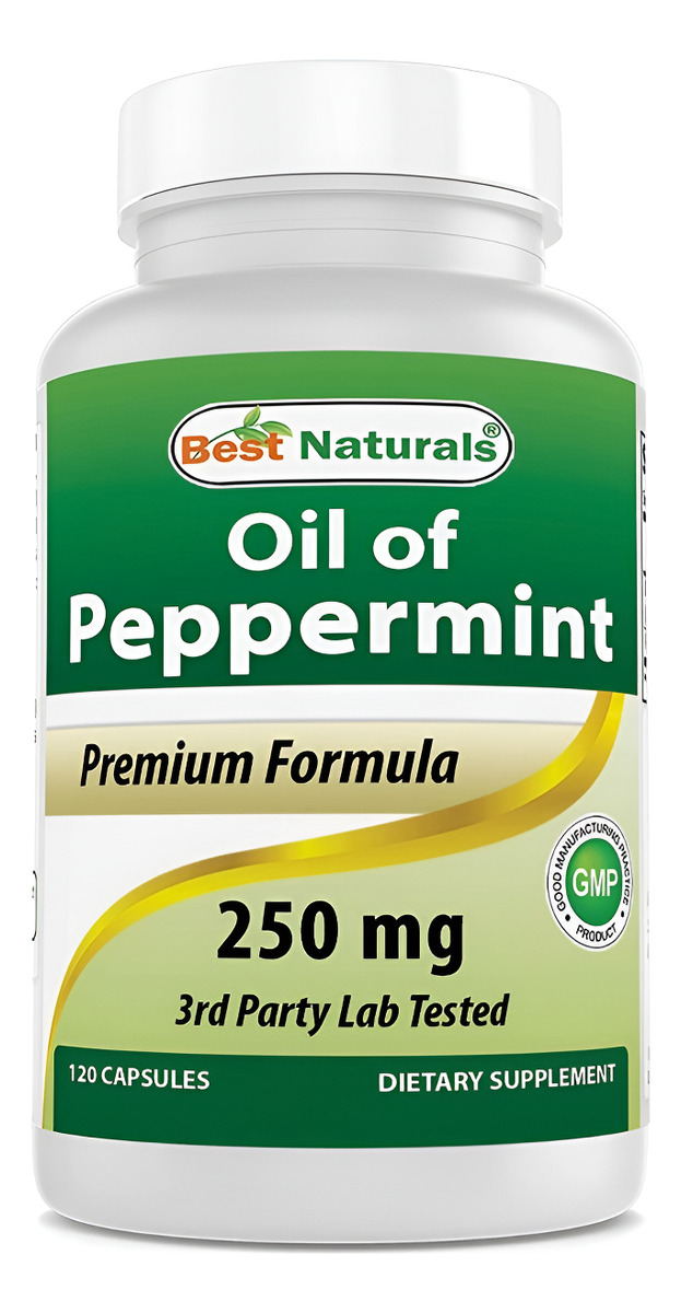 Aceite De Menta 250 Mg .best Naturals- 120 Cápsulas