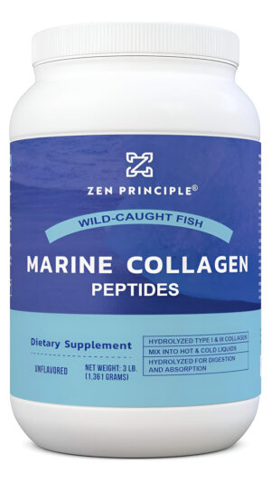 Zen Principle Colageno Marino En Polvo Tipo 1 - 3 Lbs