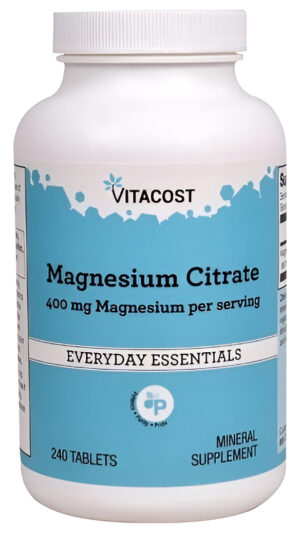 Citrato De Magnesio Vitacost  400 Mg   240 Tabletas