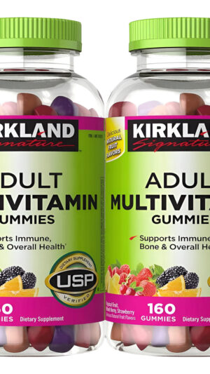 Kirkland Signature 60 Gomitas Multivitamínicas Para Adultos, Paquete De 4