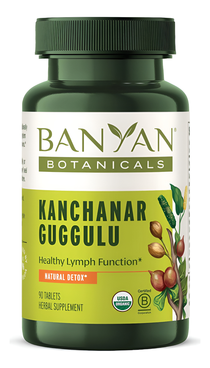 Banyan Botanicals Kanchanar Guggulu Tablets Fórmula Orgánica Ayurvédica Guggulu Hierbas Ayurvédicas Para La Elimina