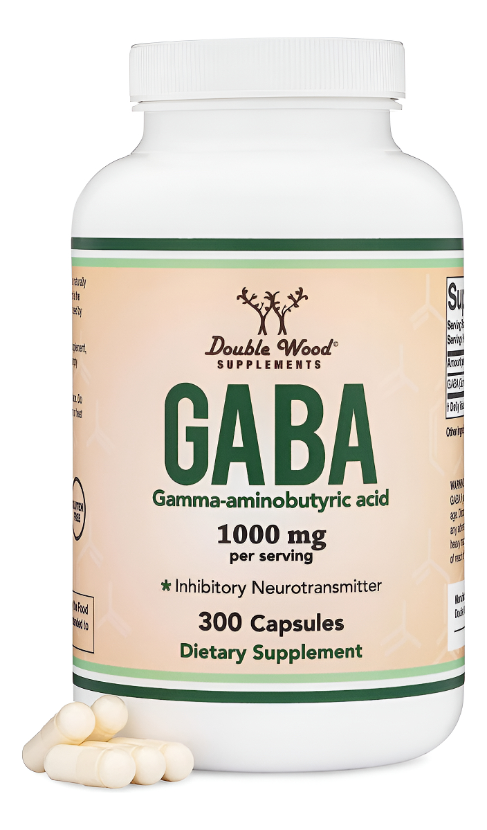 Suplemento Gaba (300 Cápsulas, 1,000 Mg Por Porción) Promueve La Calma, La Relajación Y Apoya El Sueño