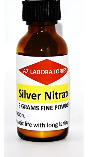 Cristales De Nitrato De Plata / Polvo / 0.18 Oz/más Alta Calidad / 99.99% / Fabricado En Estados Unidos / Envío El Mism