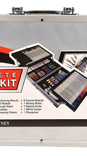 Rowney Kit Artista Completo 122 Pcs Estuche Metal