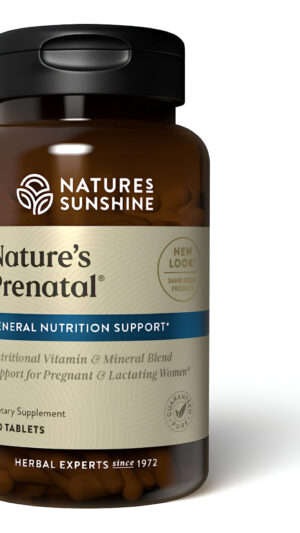 Nature's Sunshine Prenatal, 120 Tabletas | Suplemento Prenatal De Vitaminas Y Minerales