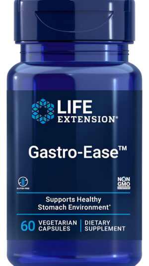 Life Extension Gastro-ease - Salud Digestiva - Suplemento De Salud Gástrica Con Zinc L-carnosina Más Piropasas Para Un