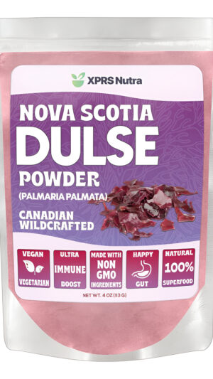 Xprs Nutra Dulse Powder (palmaria Palmata) - Polvo Dulce Canadiense De Nueva Escocia Silvestre Para Tiroides Y Huesos,