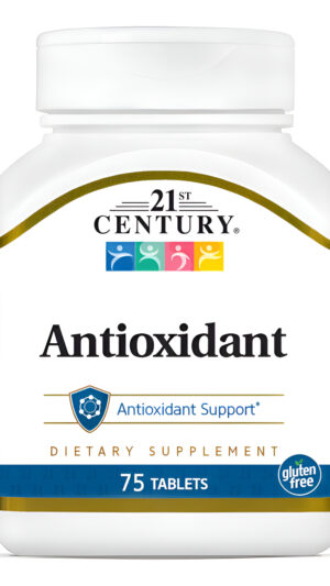 21st Century Antioxidantes Ace, Suplemento Vitamínico, 75 Tabletas