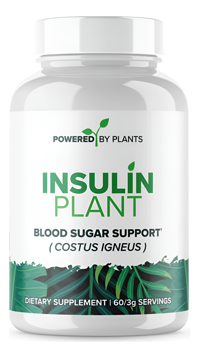 Cápsulas Vegetales De Insulina 3000 Mg De Polvo De Hoja De Costus Igneus Sin Aglutinantes, Rellenos Ni Gluten, Suplem