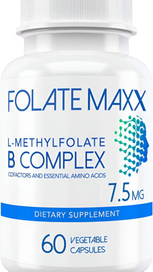 Folatemaxx L-metilfolato + B12 Metilcobalamina Y Mezcla B6 (7.5 Mg) - 60 Cápsulas