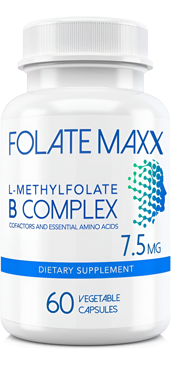 Folatemaxx L-metilfolato + B12 Metilcobalamina Y Mezcla B6 (7.5 Mg) - 60 Cápsulas