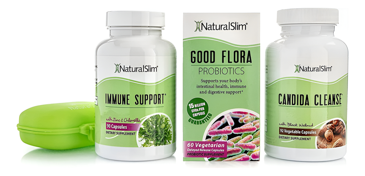 Kit Naturalslim Candiseptic® Tratamiento Contra El Crecimiento Excesivo De Candida Con Probióticos