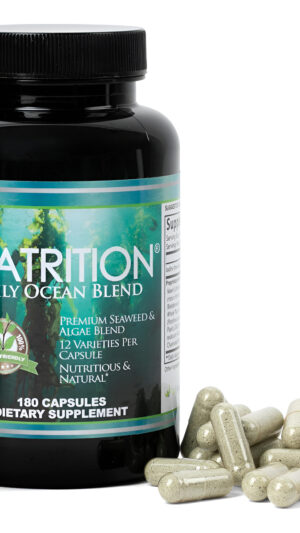 Seatrition - Apoyo Inmunitario Para La Tiroides, 12 Plantas De Algas Enteras, Veganas, Minerales Naturales Multivitamín
