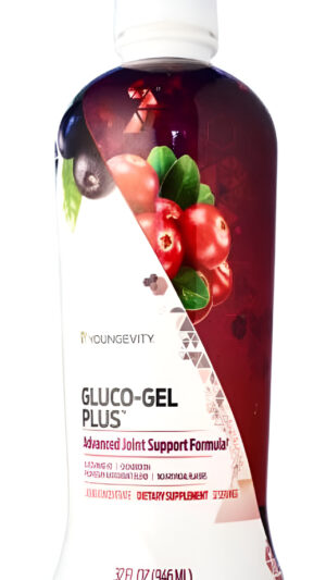 Youngevity Gluco-gel Plus - Glucosamina 2000 Mg De Condroitina 1200 Mg + Mezcla Súper Antioxidante - (32 Fl Oz)