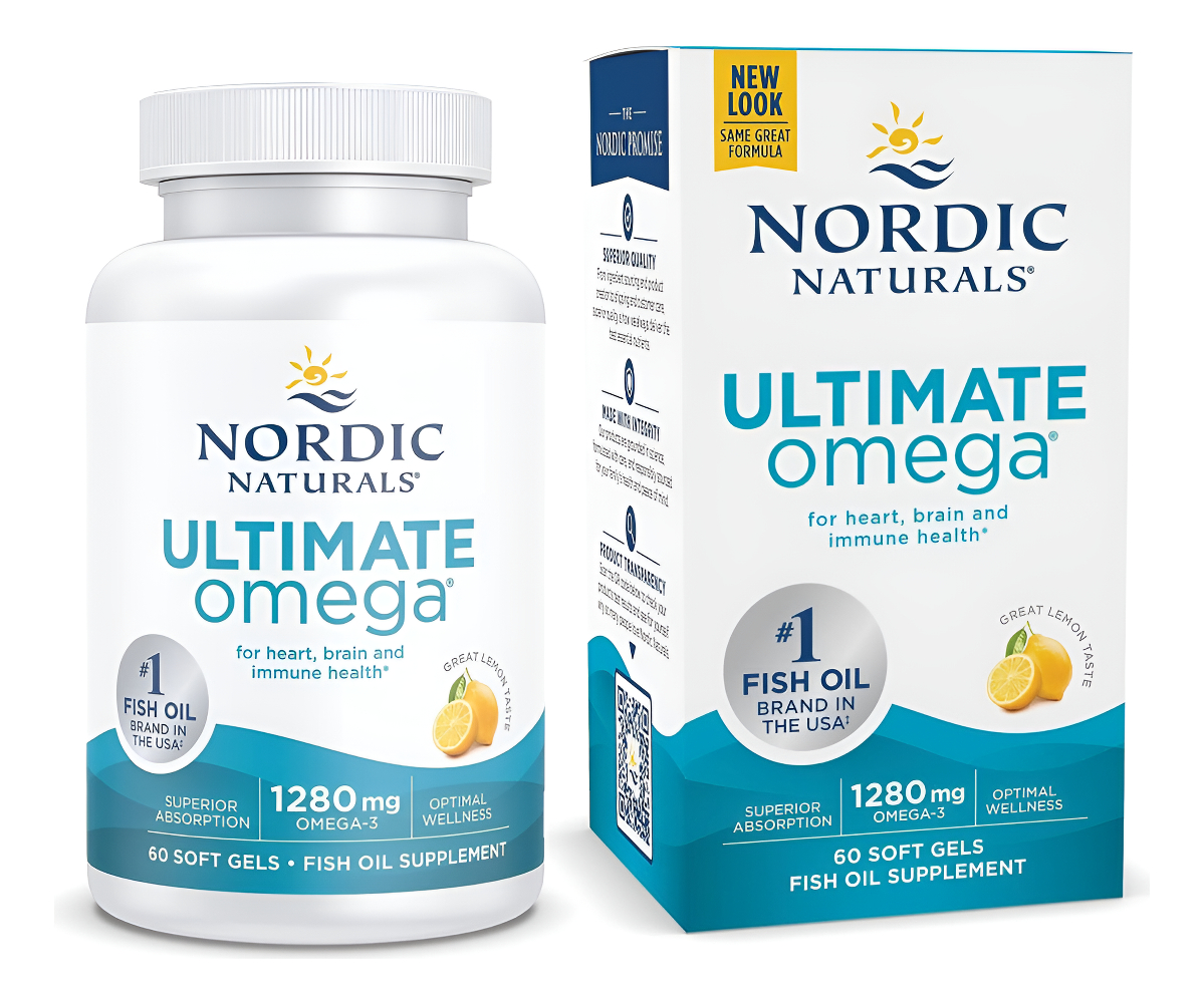 Omega 3 Nordic Naturals Ultimate 1280 Mg 60 Capsulas