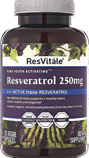 Resveratrol 120 Cap Resvitale