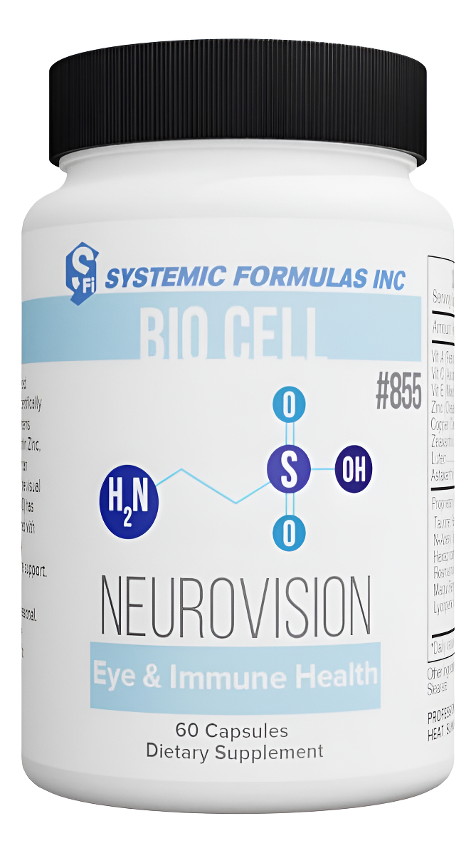Systemic Formulas Neurovision Eye & Immune Health 60 Cápsulas Biocell #855. Protección Ocular. Fórmula Neurológica Para