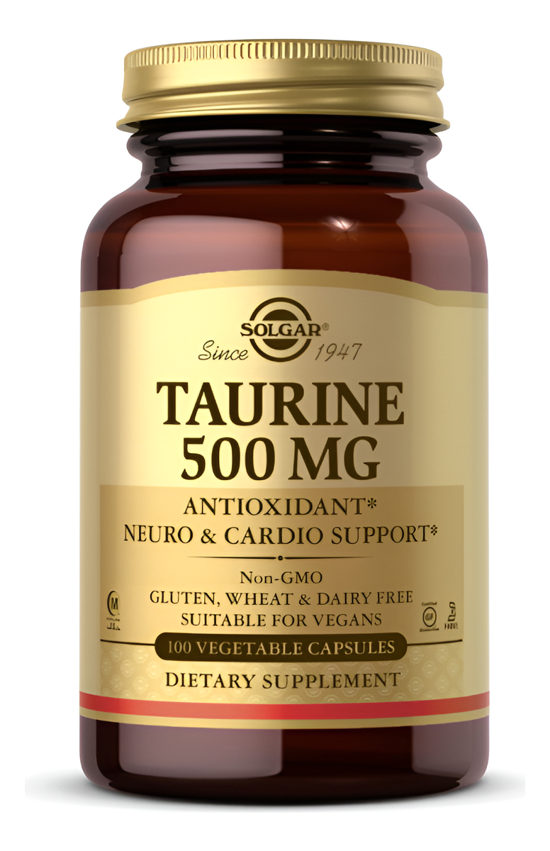 Solgar Taurina 500 Mg 100 Cápsulas Vegetales