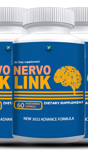 Nervo Link Memory Support Suplemento Dietético (oficial) 3 Botellas - 60 Cápsulas Por Botella