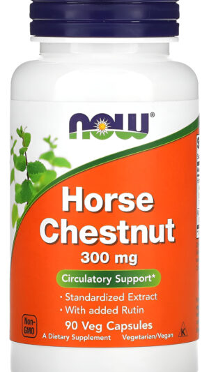 Extracto De Castaño De Indias 300 Mg Now Foods 90 Cápsulas