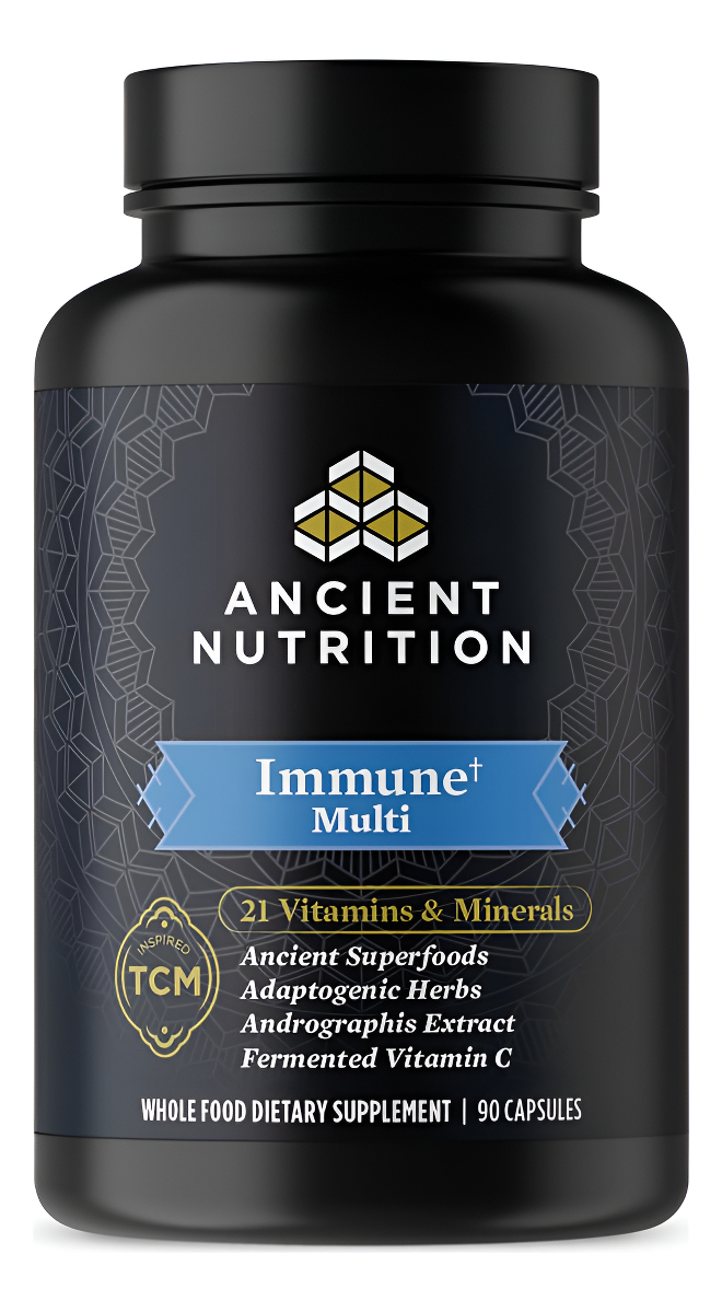 Ancient Nutrition Multivitamínico Para Apoyo Inmunológico, 90 Cápsulas