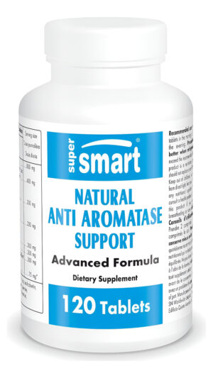 Supersmart - Natural Anti Aromatase Support (advanced Formula) - With Dim, Genistein, Chrysin - Aromatase Inhibitor Sup