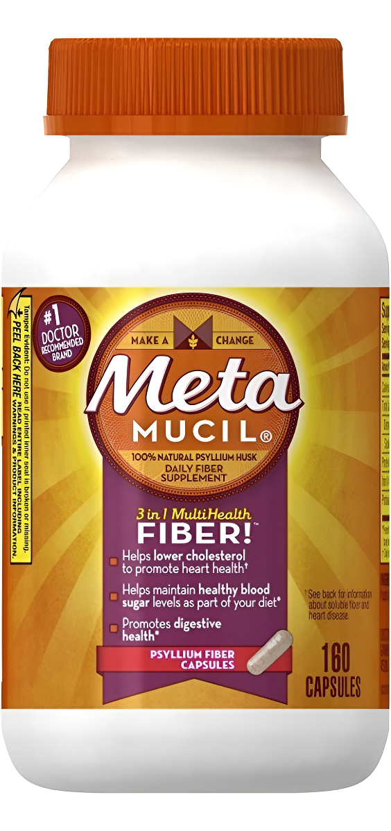 Metamucil Fibra 160 Capsulas