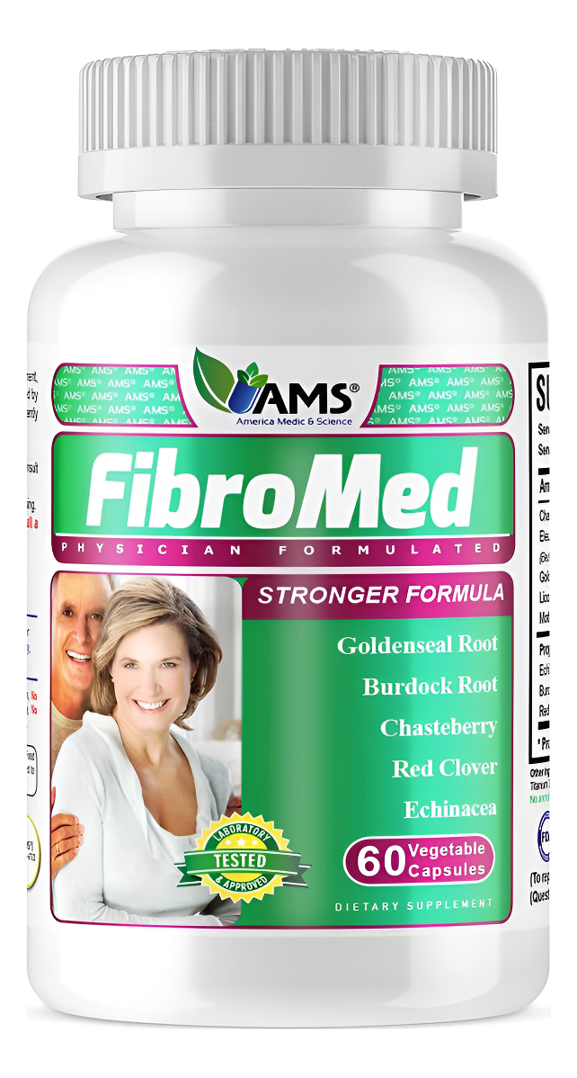 America Medic & Science Fibromed (60 Cápsulas) | Suplemento De Equilibrio Hormonal Para Mujeres | Con Casteberry, Trébo