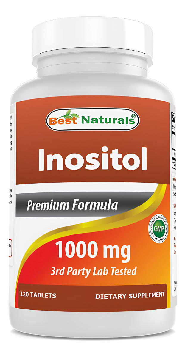 Las Mejores Tabletas Naturals Inositol 1000mg 120, También L