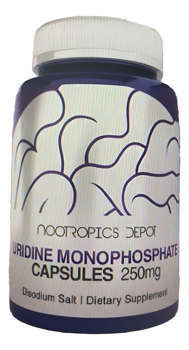 Nootropics Depot | Cápsulas De Monofosfato De Uridina | 120 Unidades | 250 Mg