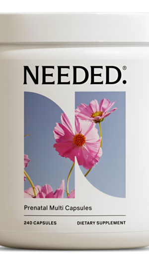 Needed. Multivitamínico Con Cápsulas De Colina Para Prenatal, Embarazo, Lactancia Materna, Posparto 240 Cápsulas
