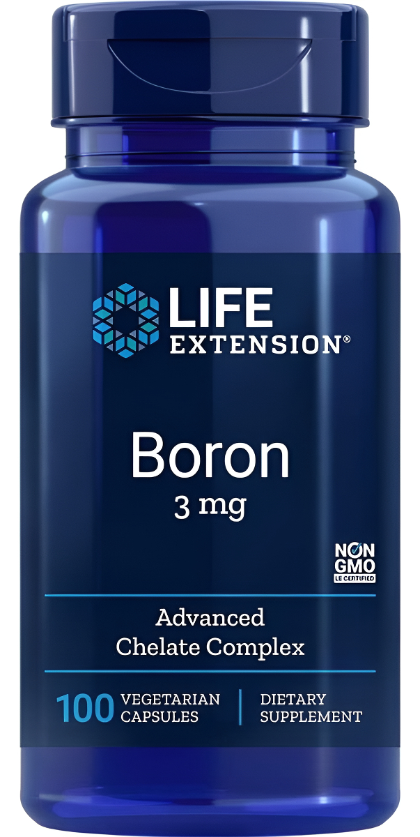 Life Extension Boro 3 Mg 100 Cápsulas Vegetarianas