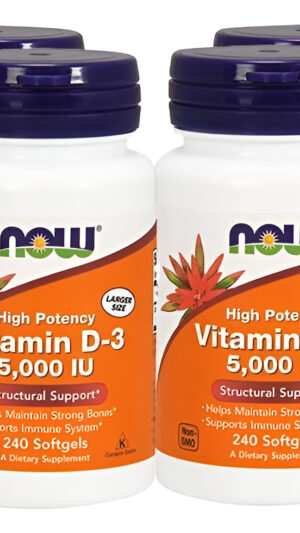 Now Foods Now Suplementos , Vitamina D 3 5,000 Iu, Alta P
