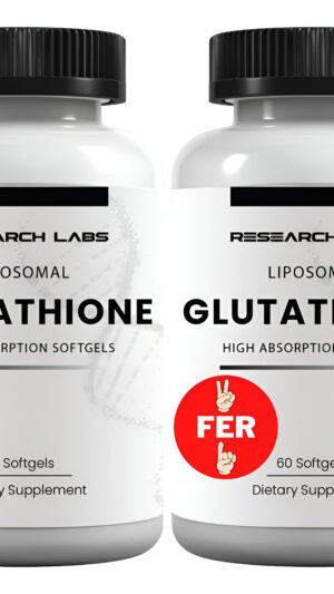Research Labs Suplemento De Glutatión Liposomal Con Gluta-iv, Absorción Mejorada 100x Sobre Glutatión En Polvo