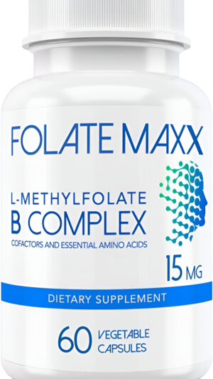 Folatemaxx L-metilfolato + B12 Metilcobalamina Y Mezcla B6 (15 Mg) - 60 Cápsulas