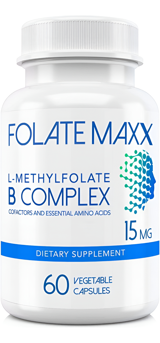 Folatemaxx L-metilfolato + B12 Metilcobalamina Y Mezcla B6 (15 Mg) - 60 Cápsulas