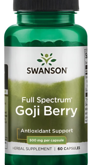 Baya De Goji De Espectro Completo 500mg 60caps