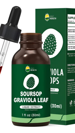 Extracto De Hojas De Graviola De Guanábana Orgánica, Líquido Amargo De Guanábana (guanábana), 98% De Absorción, Vegano,